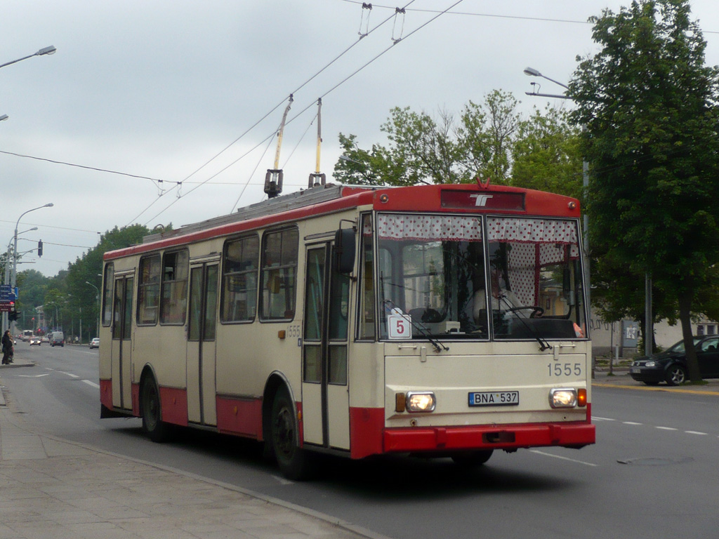 Вильнюс, Škoda 14Tr89/6 № 1555