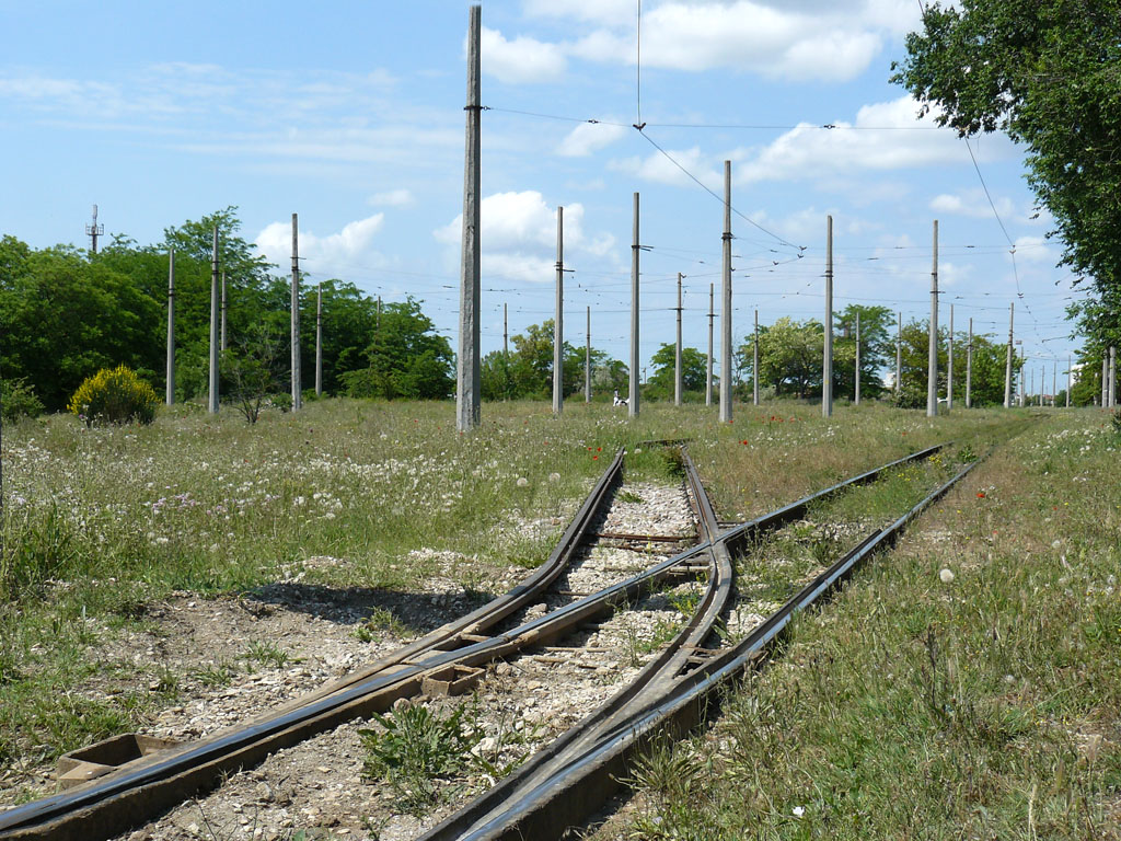 Євпаторія — Трамвайні лінії та інфраструктура