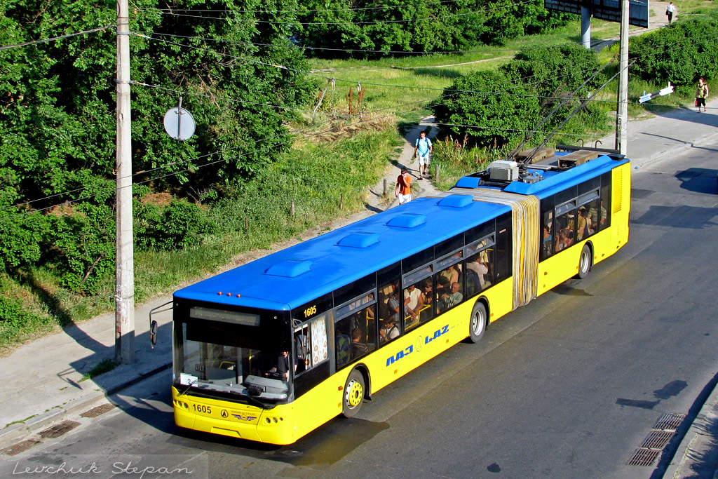 Киев, ЛАЗ E301D1 № 1605