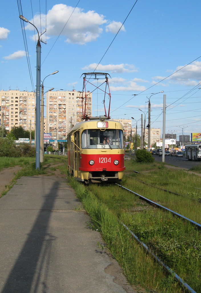 Izhevsk, Tatra T3SU # 1204