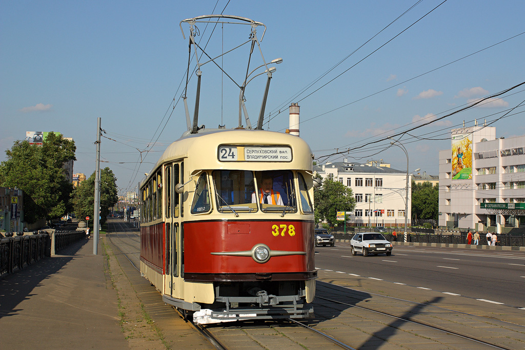 Moscow, Tatra T2SU # 378