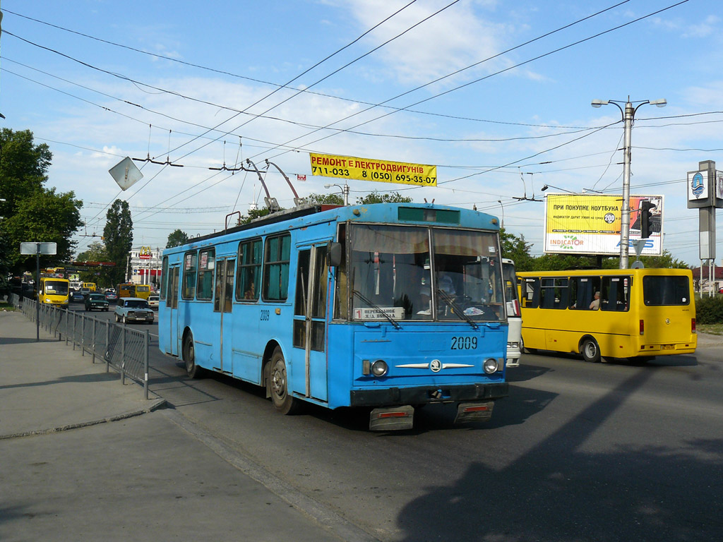 Крымский троллейбус, Škoda 14Tr02/6 № 2009