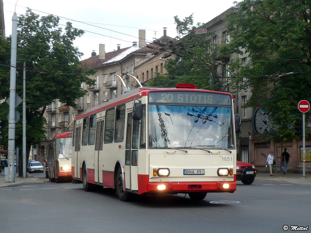 Vilnius, Škoda 14Tr17/6M č. 1651