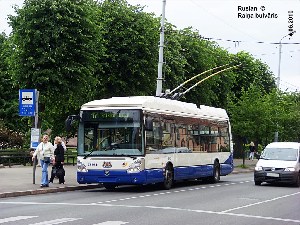Riga, Škoda 24Tr Irisbus Citelis č. 28565