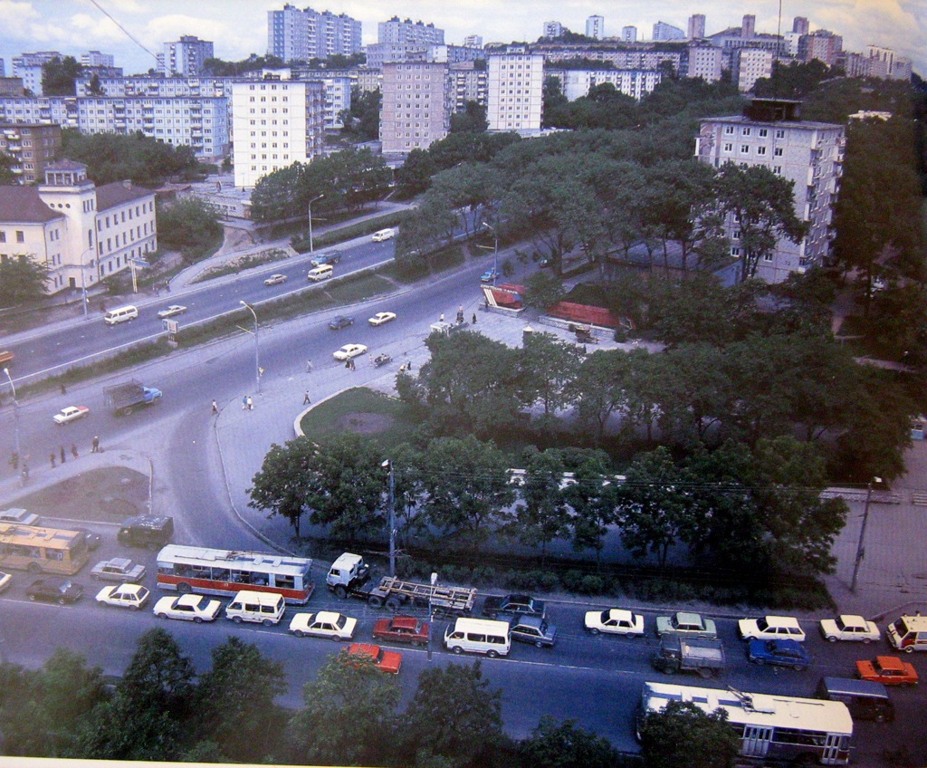 Владивосток — Исторические фотографии — троллейбус
