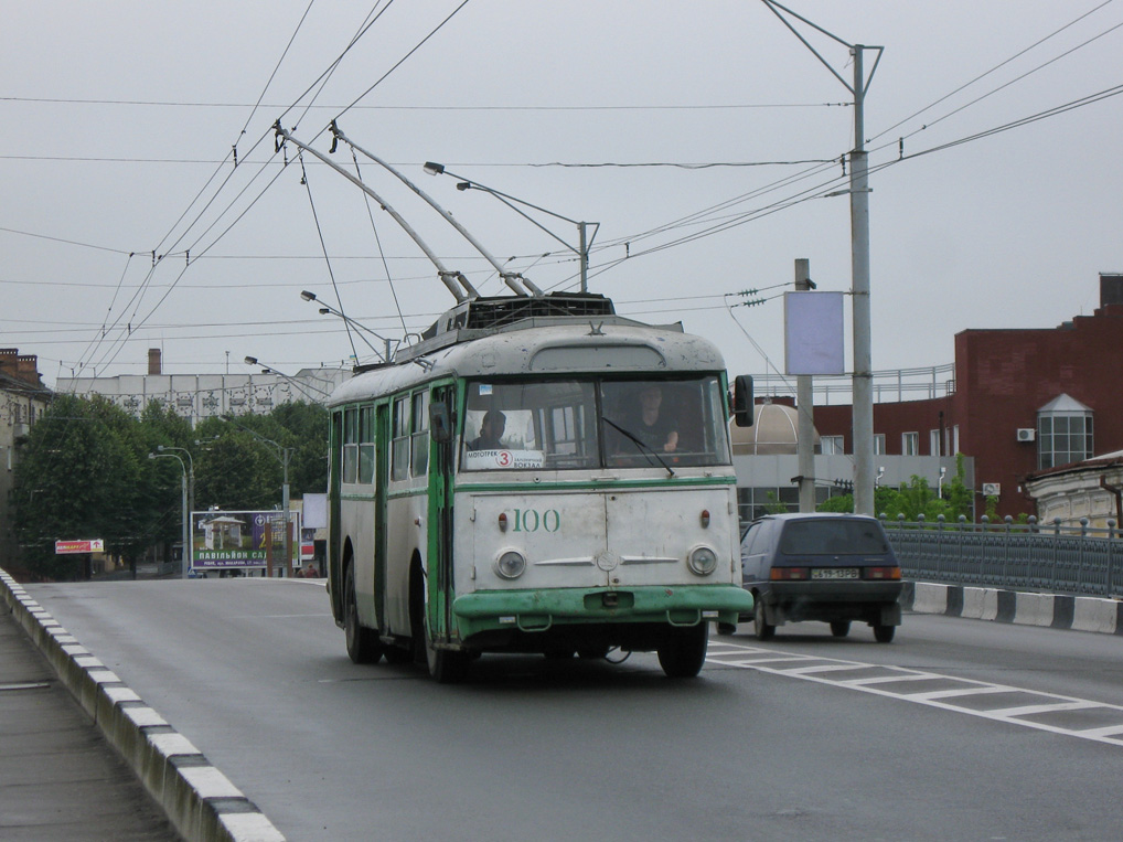 Ровно, Škoda 9TrH29 № 100; Ровно — Маршрут № 3/5: «Мототрек–Автовокзал–РЗВА» (22–24.06.2010)