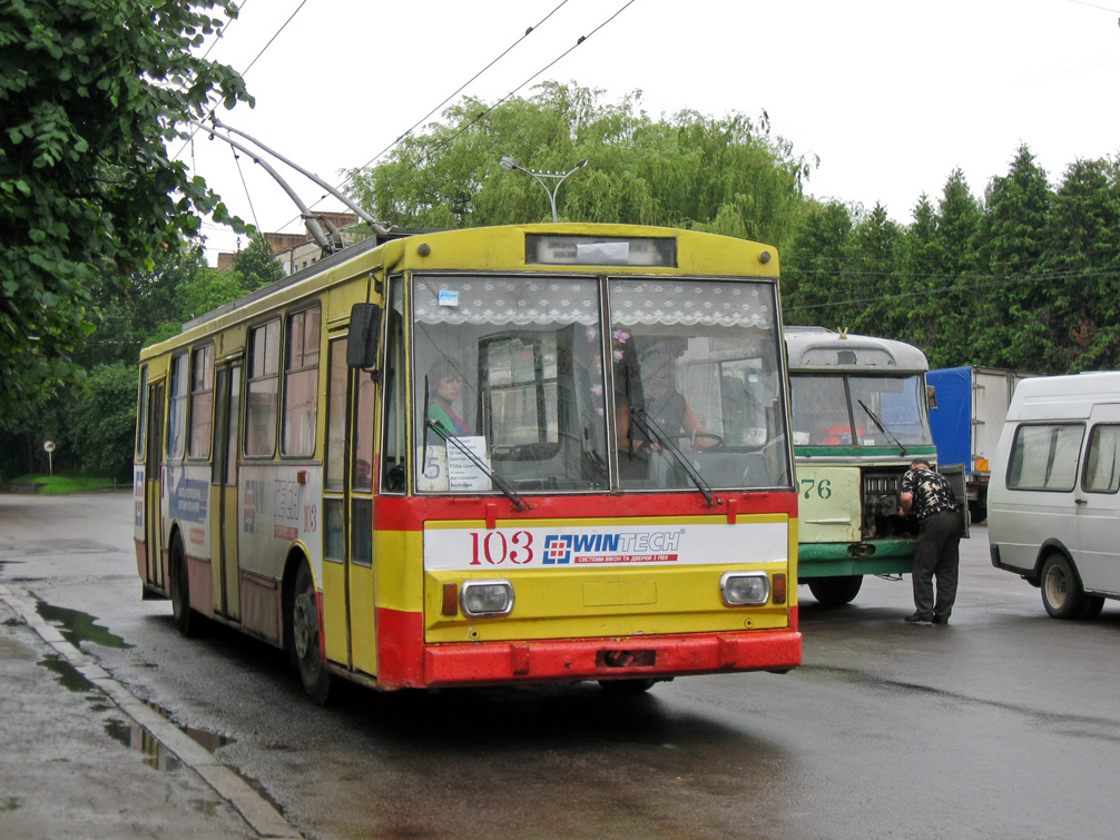 Ровно, Škoda 14Tr89/6 № 103; Ровно — Маршрут № 3/5: «Мототрек–Автовокзал–РЗВА» (22–24.06.2010)