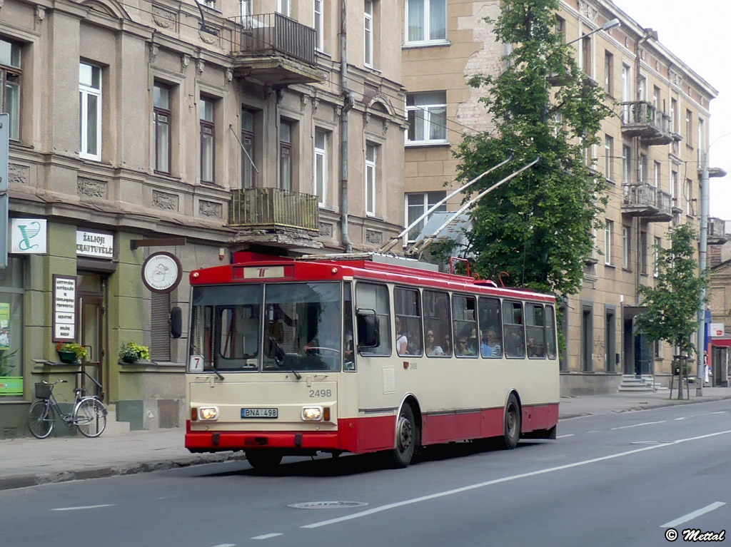 Vilnius, Škoda 14Tr02/6 č. 2498
