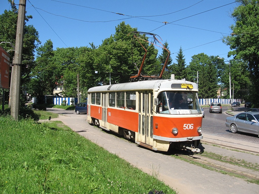 Калининград, Tatra T4D № 506