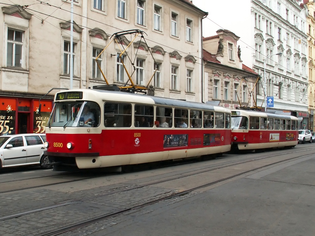 Prague, Tatra T3R.P N°. 8500