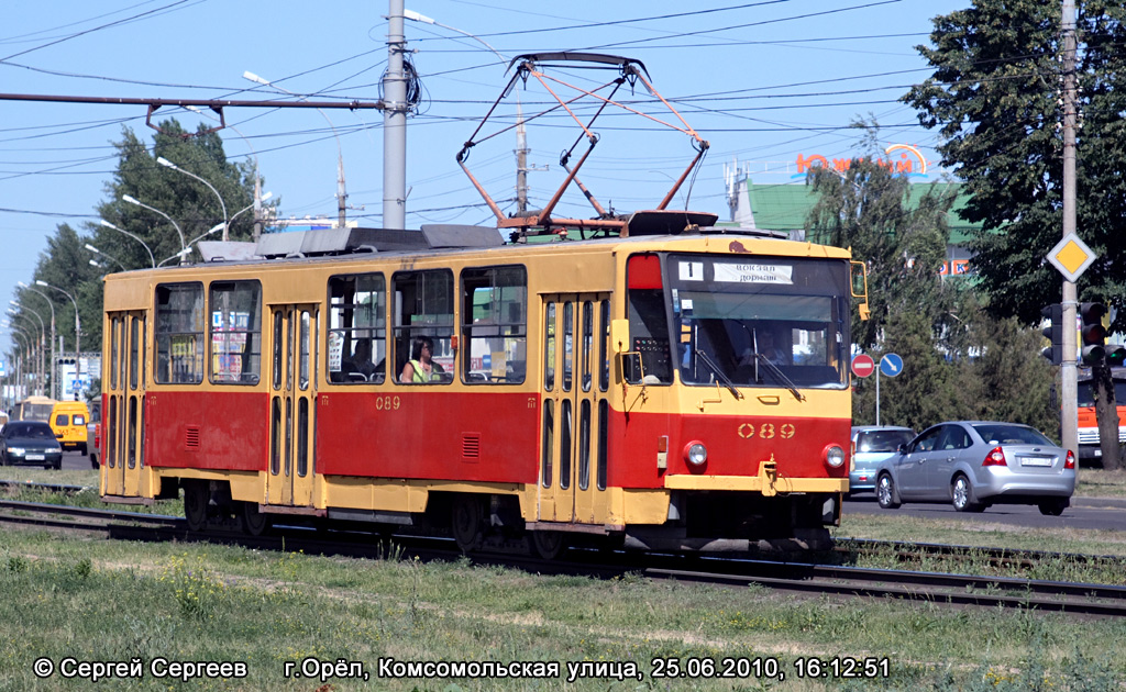 Orjol, Tatra T6B5SU № 089