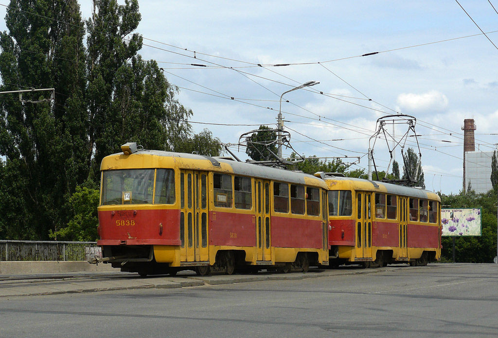 Киев, Tatra T3SU № 5838