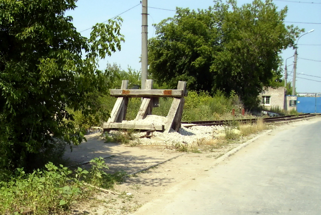 Samara — Former service tram line on Beregovaya street