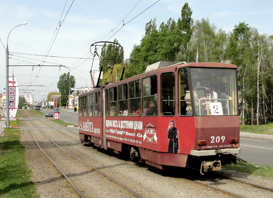 Vinnyica, Tatra KT4SU — 209