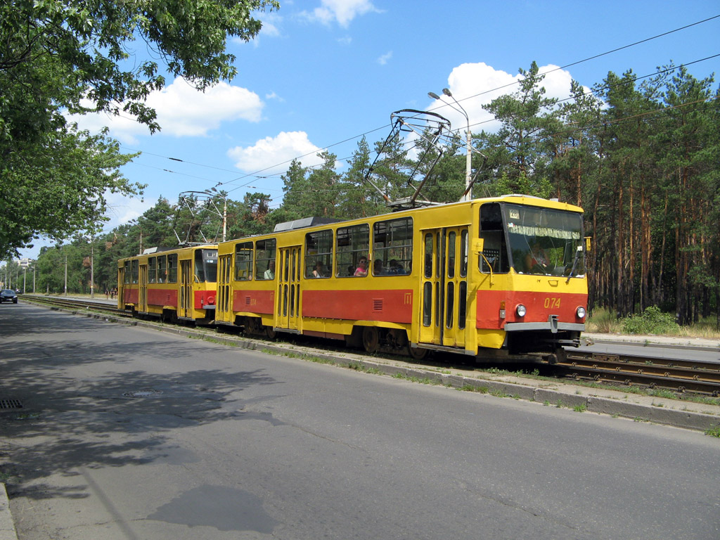Киев, Tatra T6B5SU № 074