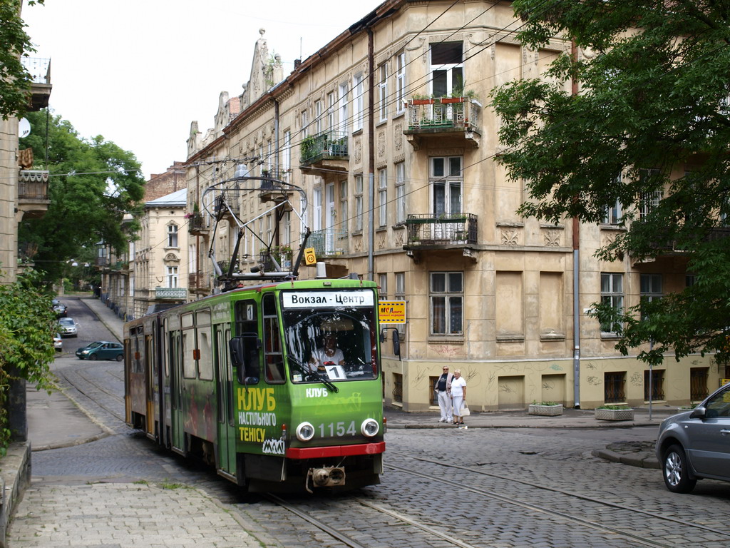 Lviv, Tatra KT4D č. 1154