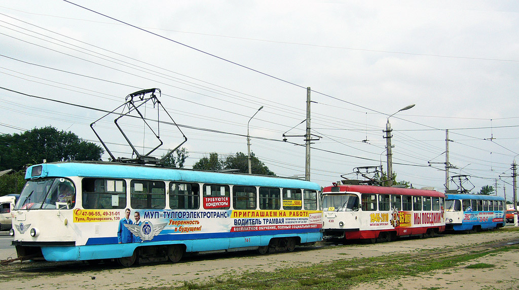 Тула, Tatra T3SU № 74; Тула, Tatra T3SU № 430; Тула, Tatra T3SU № 72