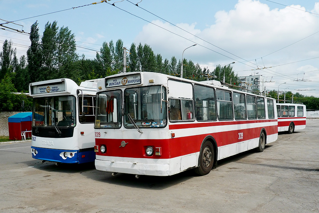 Samara, ZiU-682V-012 [V0A] N°. 3139; Samara — Trolleybus depot # 3