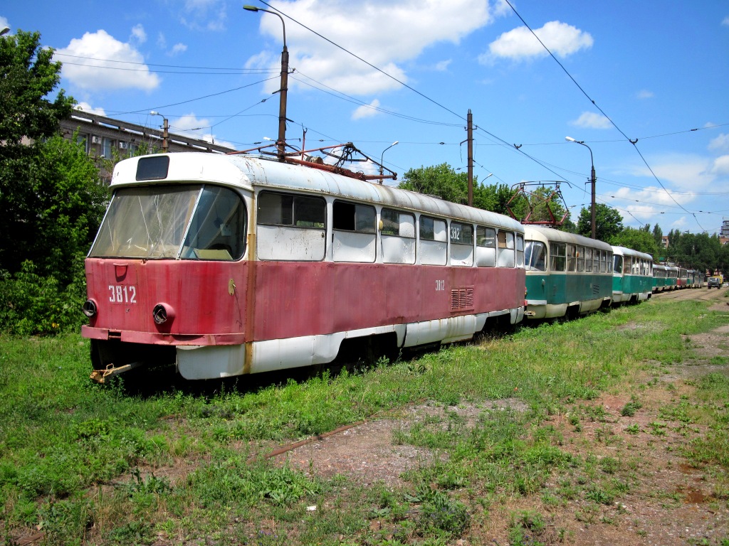 頓涅茨克, Tatra T3SU (2-door) # 3812
