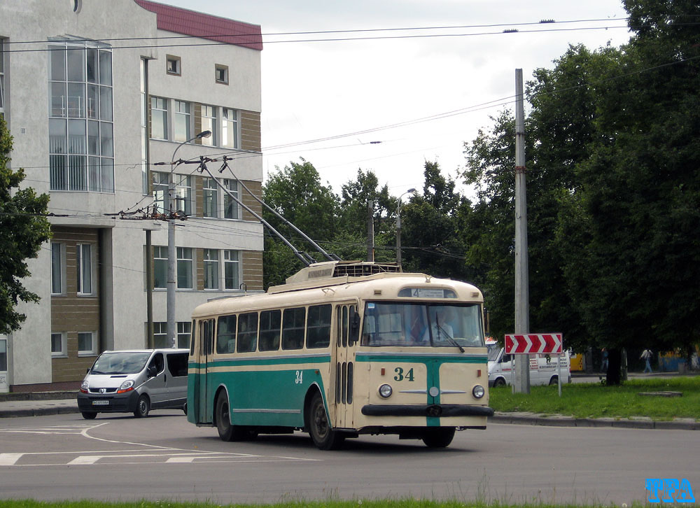 Луцк, Škoda 9Tr19 № 34