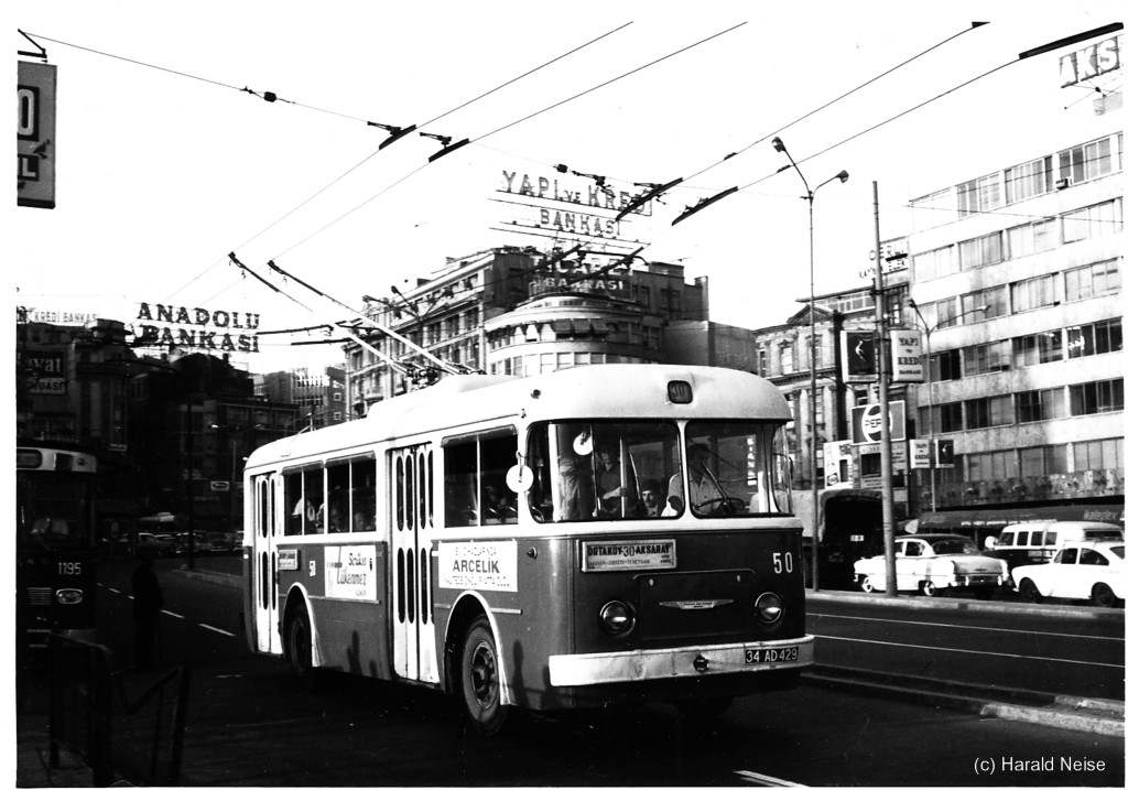 Стамбул, Fiat/Ansaldo № 50; Стамбул — Исторические фотографии — Троллейбус (1961-1984)