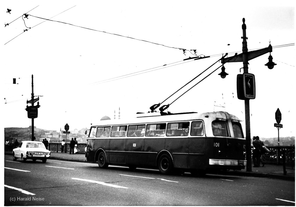Istamboul, IETT/Ansaldo N°. 101; Istamboul — Historical photos — Trolleybus (1961-1984)