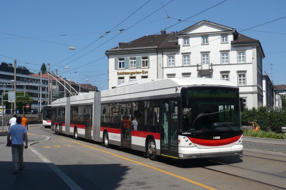 St. Gallen, Hess lighTram (BGGT-N2C) Nr 189