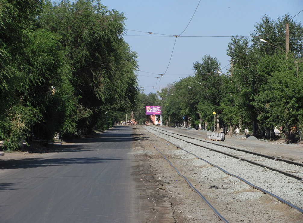Орск — Реконструкция трамвайных путей по улице Строителей