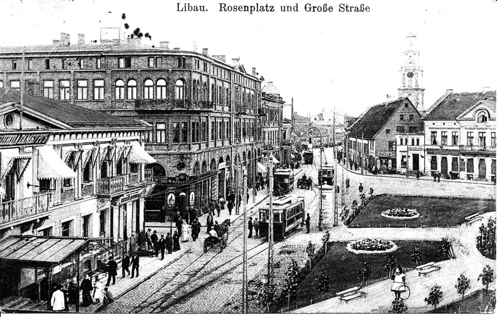 Liepaja — Old photos; Liepaja — Tramway Lines and Infrastructure