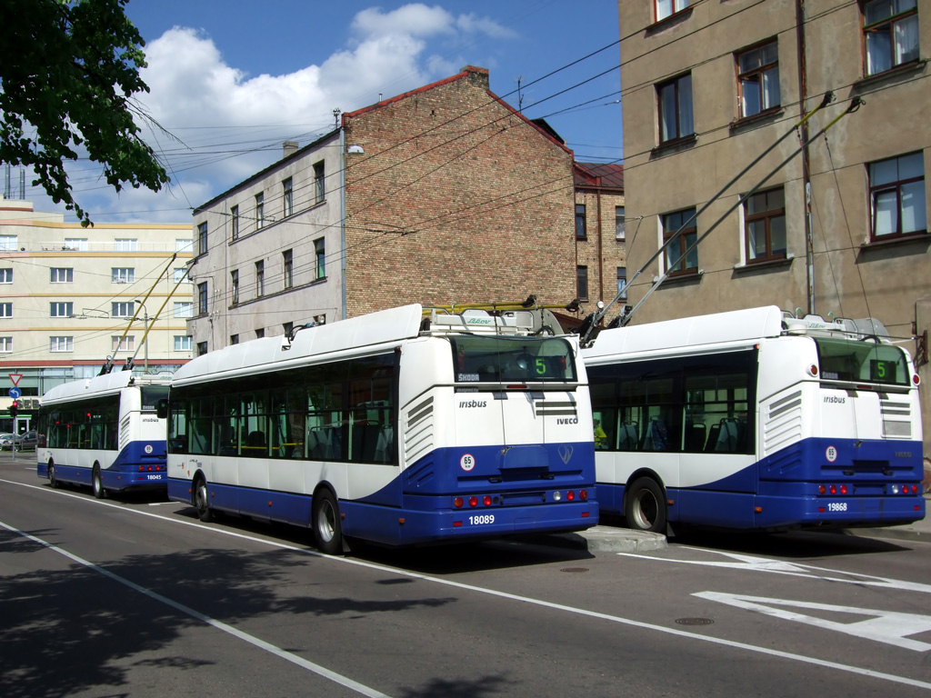 Рига, Škoda 24Tr Irisbus Citelis № 18045; Рига, Škoda 24Tr Irisbus Citelis № 18089; Рига, Škoda 24Tr Irisbus Citelis № 19868