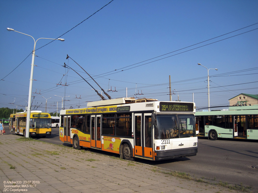 Minsk, MAZ-103T č. 2111