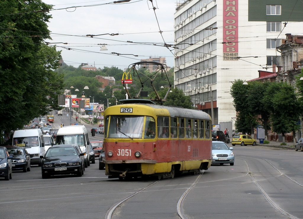 Харьков, Tatra T3SU № 3051