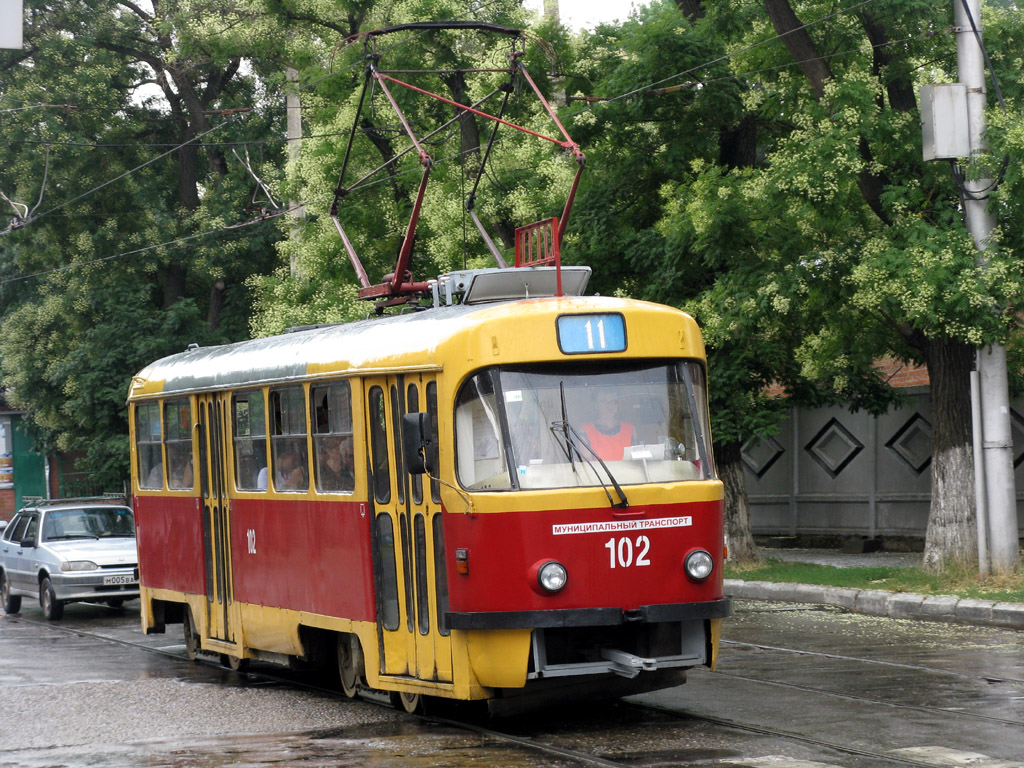 Краснодар, Tatra T3SU № 102