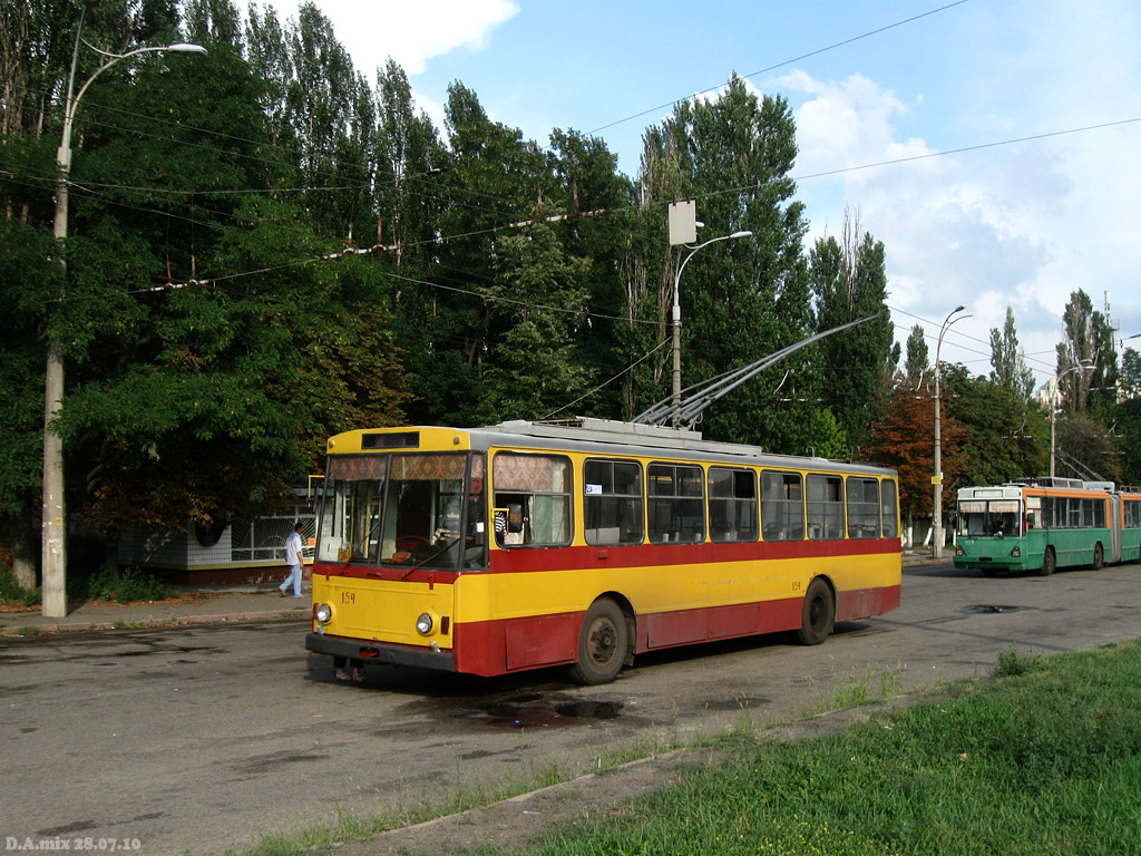 Киев, Škoda 14Tr02 № 154