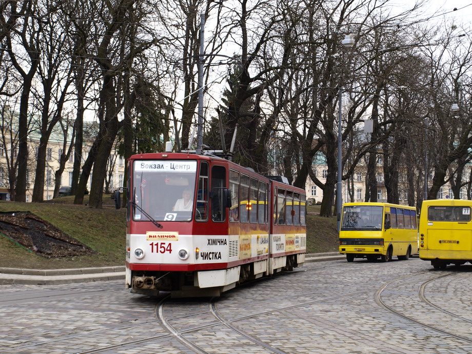 Львов, Tatra KT4D № 1154