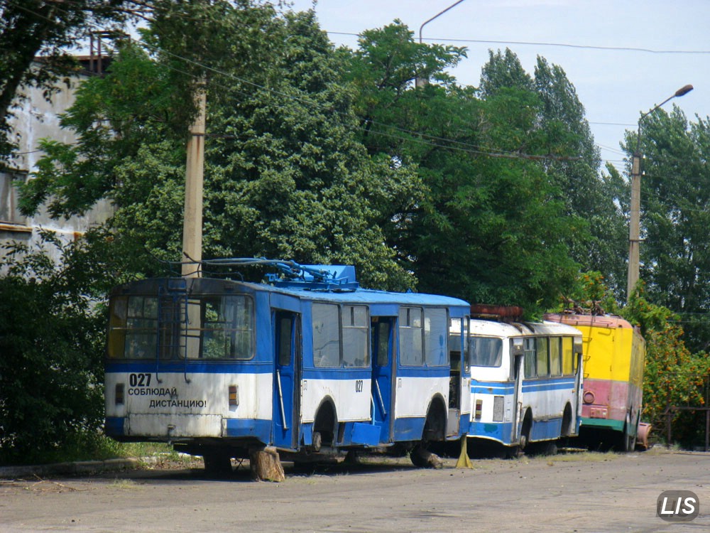 Харцызск, ЗиУ-682В № 027; Харцызск — Троллейбусное депо