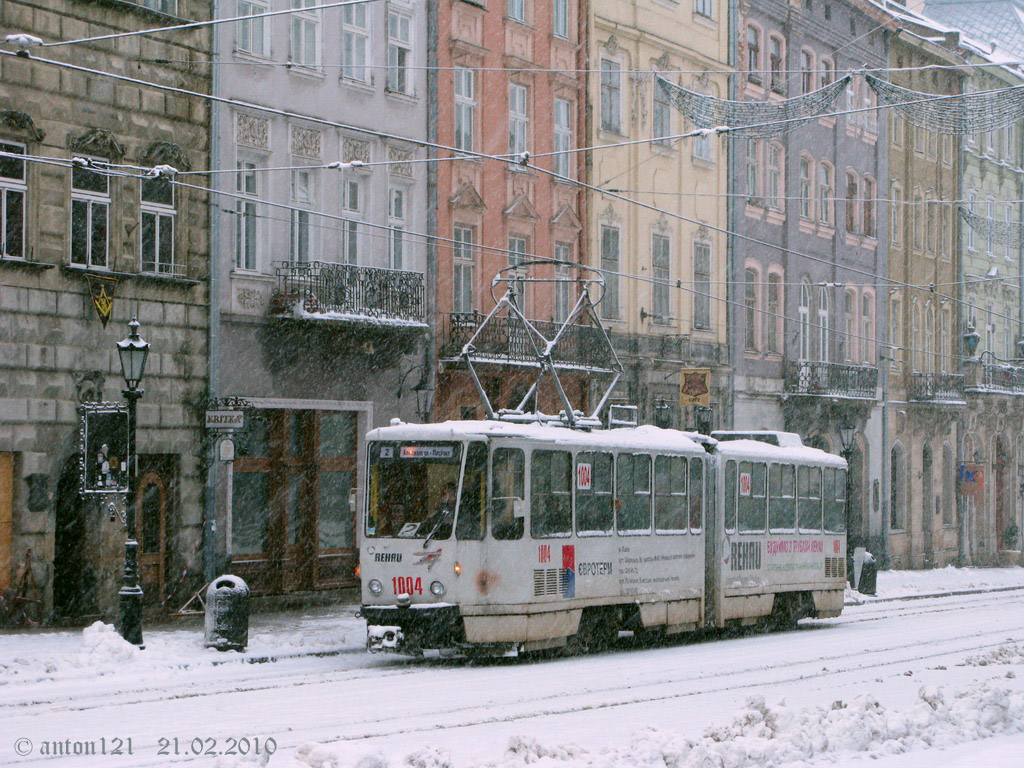 Lviv, Tatra KT4SU # 1004