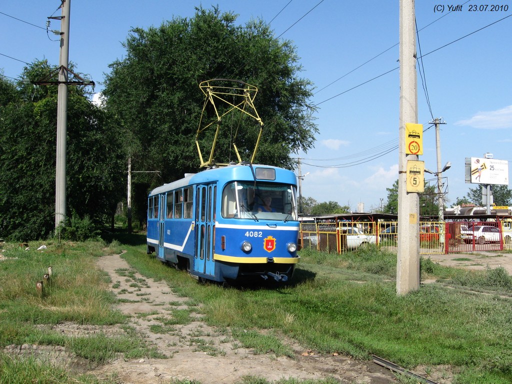 Одесса, Tatra T3R.P № 4082