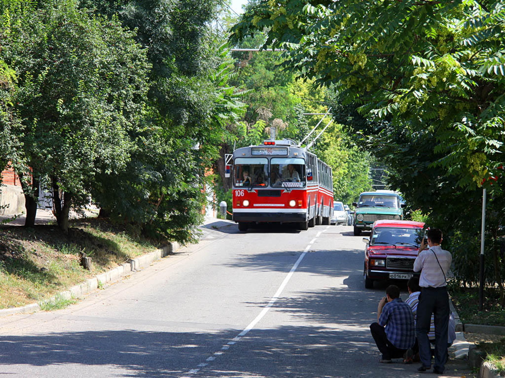 Krasnodar, ZiU-682G [G00] # 106; Krasnodar — Ride dedicated to 60th anniversary of Krasnodar trolleybus