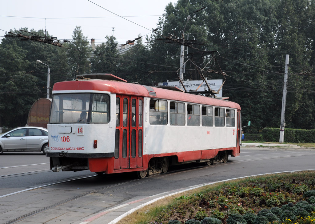 Тула, Tatra T3SU (двухдверная) № 106