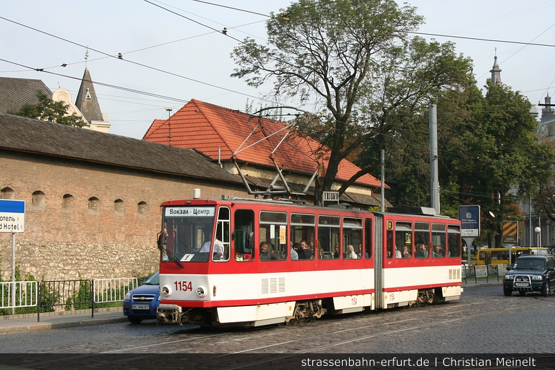 Львов, Tatra KT4D № 1154