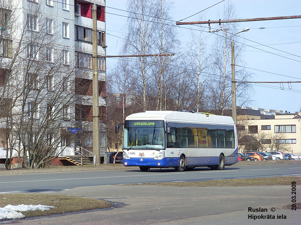 Riga, Škoda 24Tr Irisbus Citelis č. 1-9465