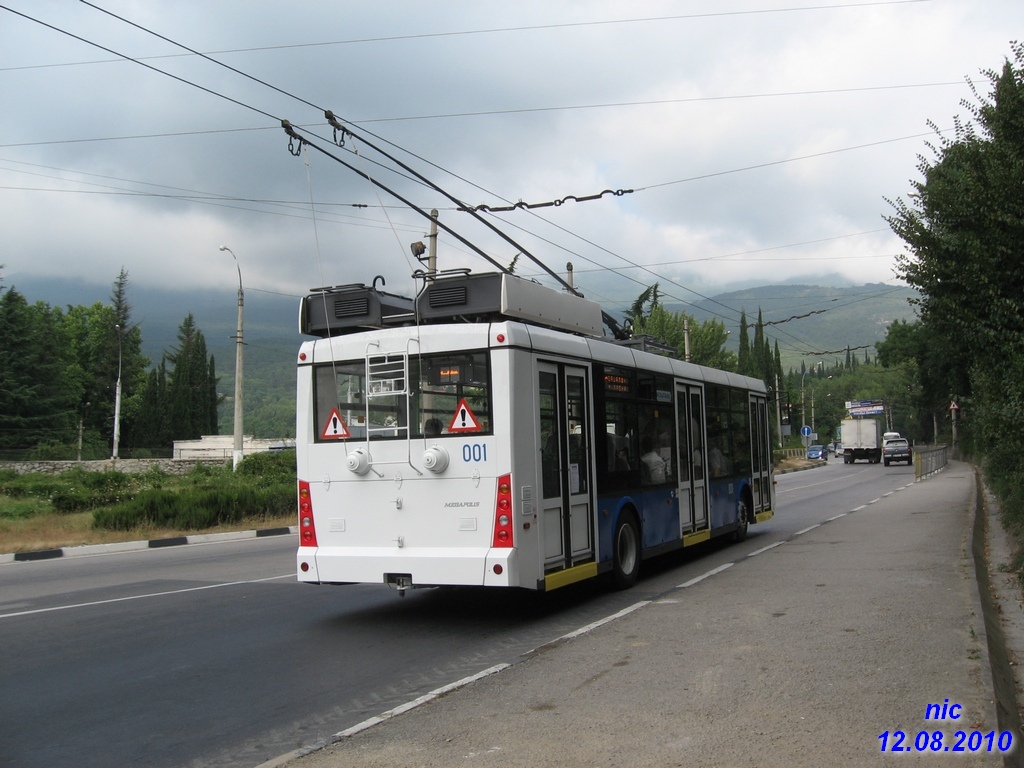 Крымский троллейбус, ЮМЗ-5265 «Мегаполис» № 001