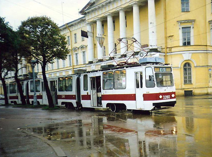 Санкт-Петербург, 71-139 (ЛВС-93) № 3280; Санкт-Петербург — Парад на 90-летие трамвая