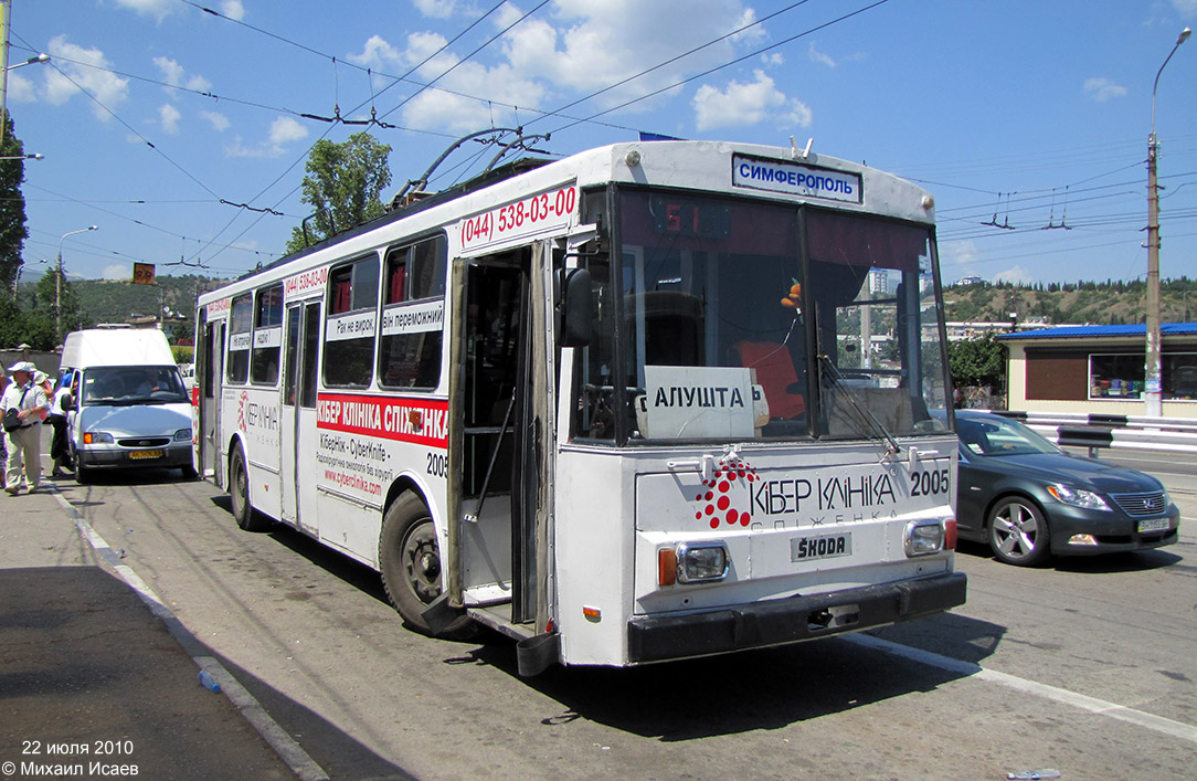 Krimmi trollid (Simferopol - Alušta - Jalta), Škoda 14Tr02/6 № 2005