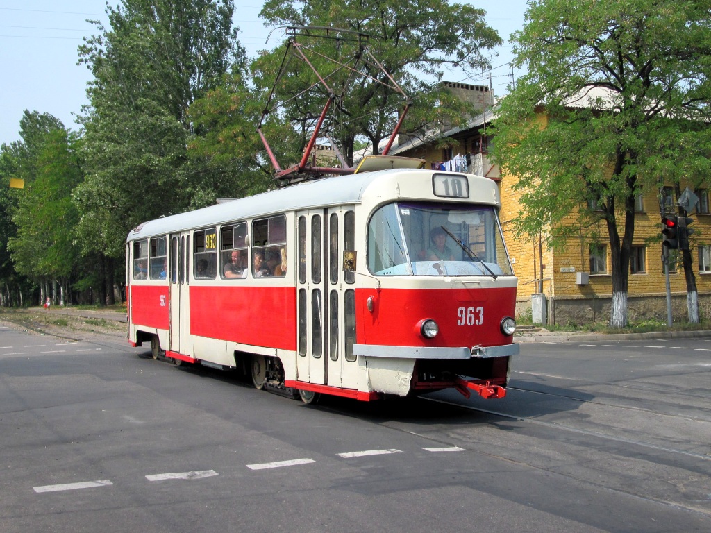 Donetsk, Tatra T3SU № 963 (3963)