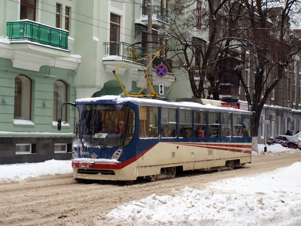 Одесса, К1 № 7005; Одесса — 15.12.2009 — Снегопад и его последствия