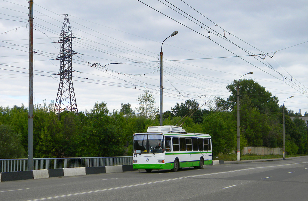 特维尔, LiAZ-5280 # 71; 特维尔 — Trolleybus lines: Proletarsky district