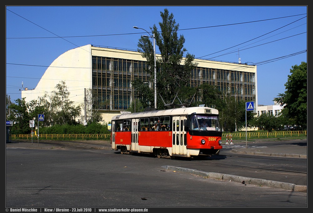 Kyiv, Tatra T3P № 5994