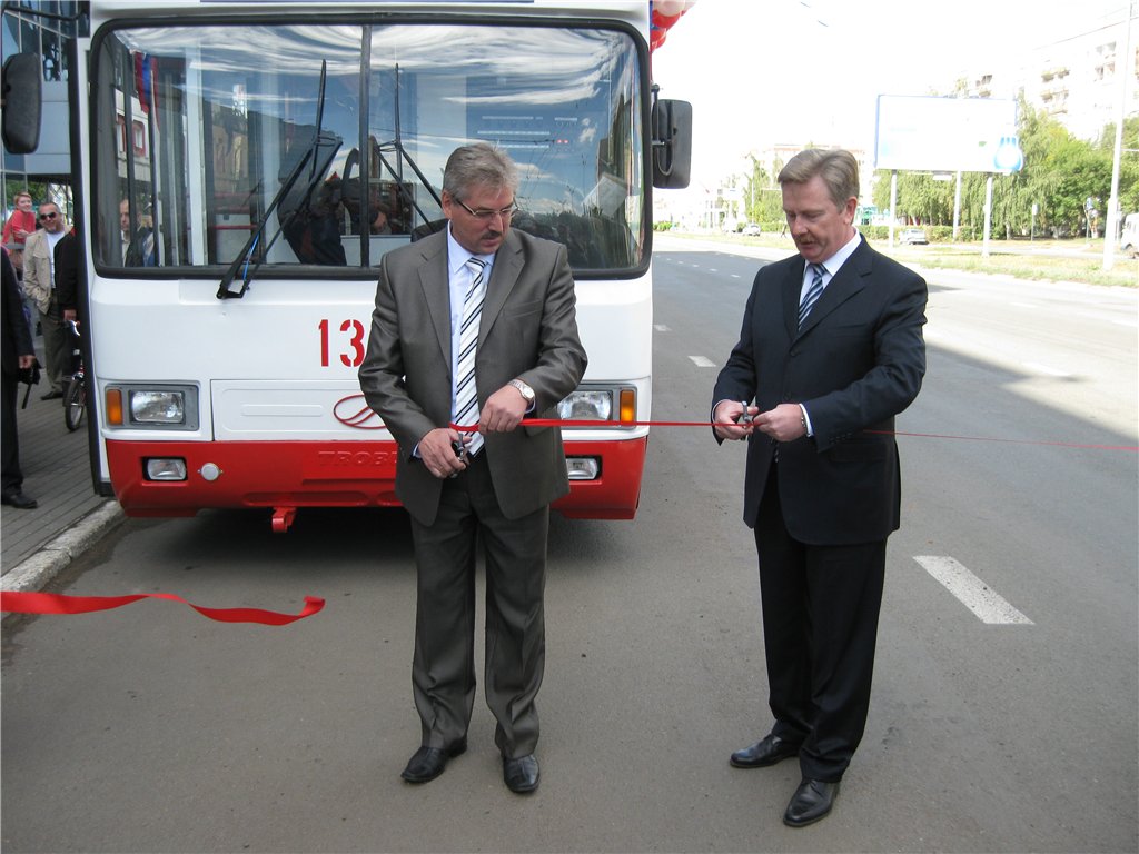 Ижевск — Открытие троллейбусной линии по улице 10 лет Октября
